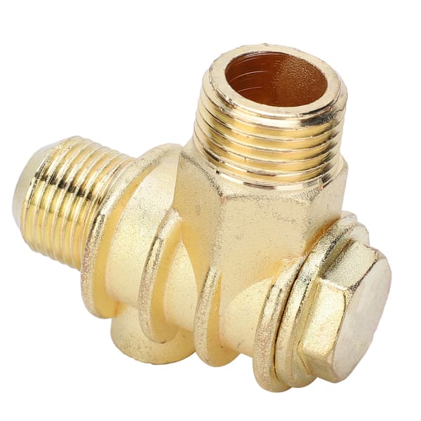 4 stk. kontraventil til luftkompressor i zinklegering 1/4\" hungevind pneumatisk fitting