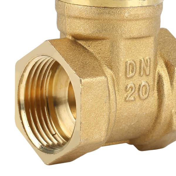 Messing skydeventil DN20 BSPP G3/4 Roterende sluse 232PSI Vand Olie Gas