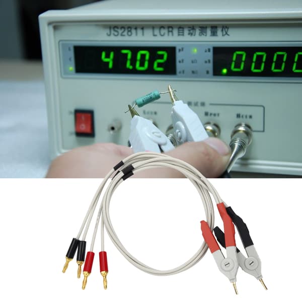 4-terminal digital brotestklemme, lavmodstandstestkabel, elektronikledning