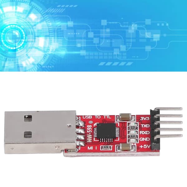 USB til TTL seriel adapter STC programmør hanstik med Dupont-kabler