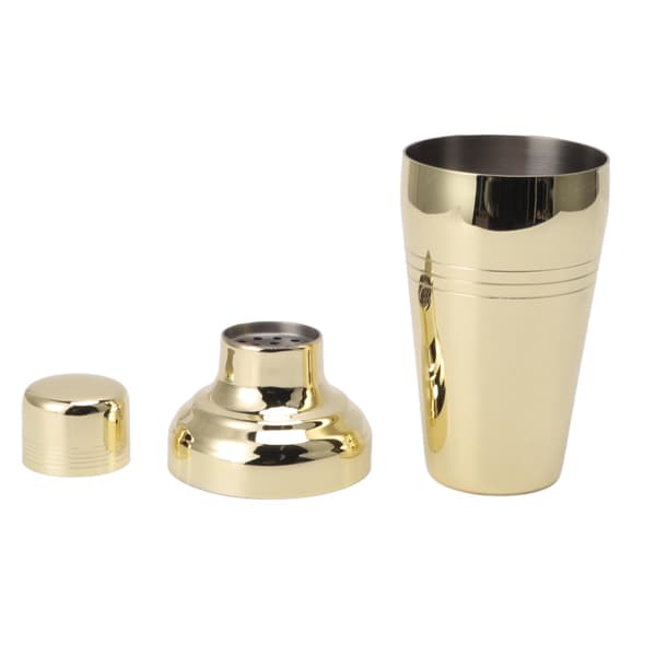 Cocktailshaker i guld rostfritt stål 510 ml Hemmabarsats