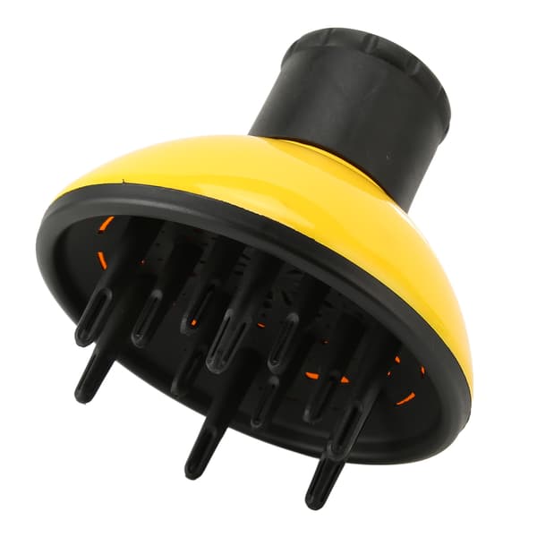 Hårtørrer diffuser ABS jævn fordeling tidsbesparende nem at installere universal hårdiffuser til 2,17 tommer dysediameter