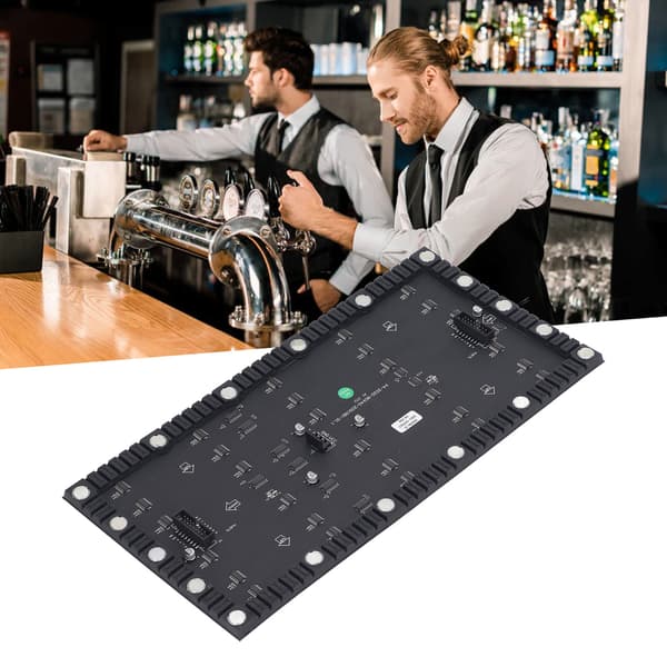 Indendørs Fleksibelt LED Panel Modul Fuld Farve FPCB 80x40 Pixels Skærm DC5V med Bagmagnet