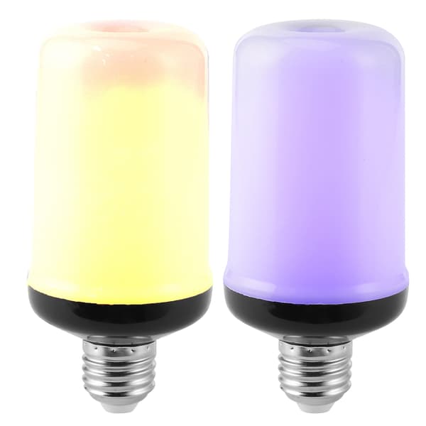 2-pack 99LED simulerad flamljus med gravitationssensor för festlig dekoration 85-265V