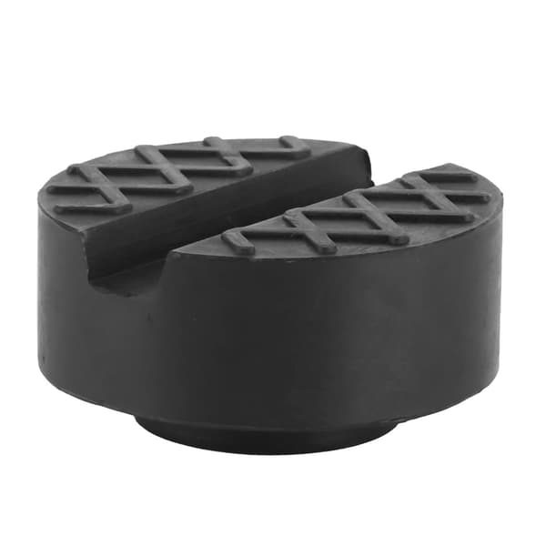 Universal Bil Domkraft Pad Adapter Slitsad Gummi Ram Skydd Stöd 6.5cm Dia