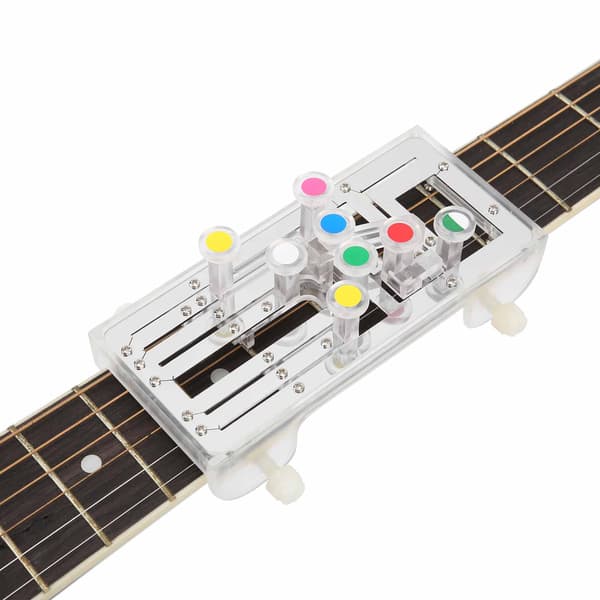 Silver Folk Ukulele Ackordtränare för Nybörjare Gitarrinlärningshjälpsystem