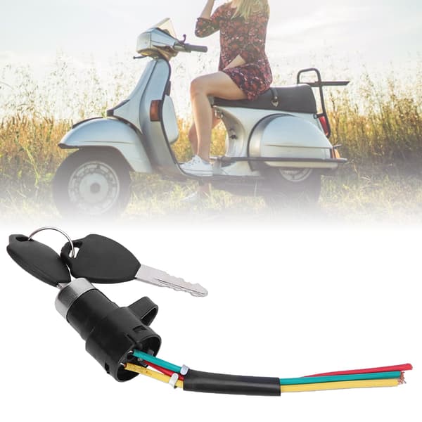 5 sæt Ebike E-Scooter Strømlås Nøglekontakt Elektronisk Dørlås