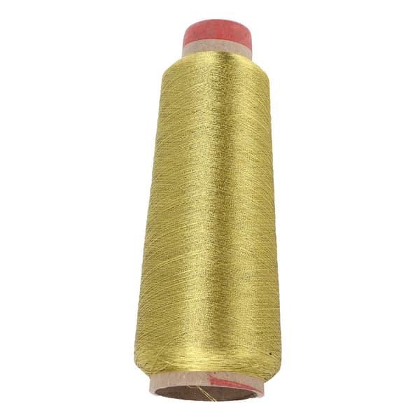 Sytråd Slidstærkt Husholdningspolyestergarn til DIY Broderimaskineprojekt (Guld)