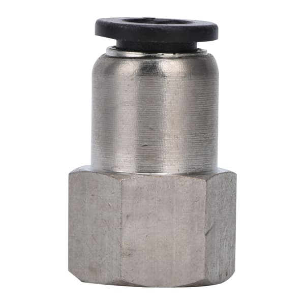 Lige pneumatisk lynkobling luftslangefitting, hungevind 4-02, 10-pak