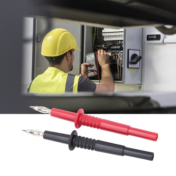 2 STK P5011 4mm Bananstik Testprobe Kabel til Multimeter