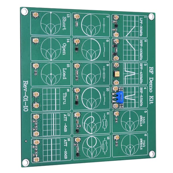 RF Test Kit Vektor Nätverksanalysator PCB Filter Dämpningsmodul