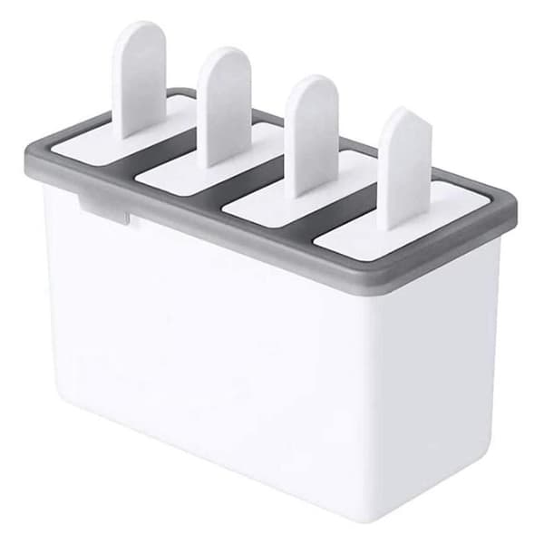 Genanvendelig 4-hullers DIY ispindeform til hjemmelavede ispinde, yoghurt, køkkengadget