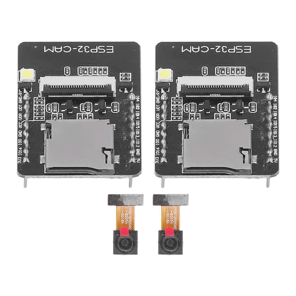 ESP32 CAM WiFi Bluetooth Dev Board 2 st, 2-i-1 kameramodulsats för IoT-projekt