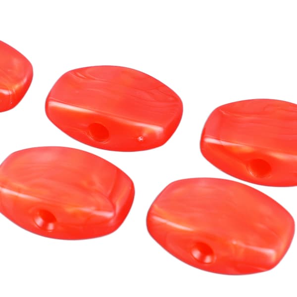 6 st plastgitarrhuvudknoppar röda bekväma greppstämmare för akustisk elgitarr