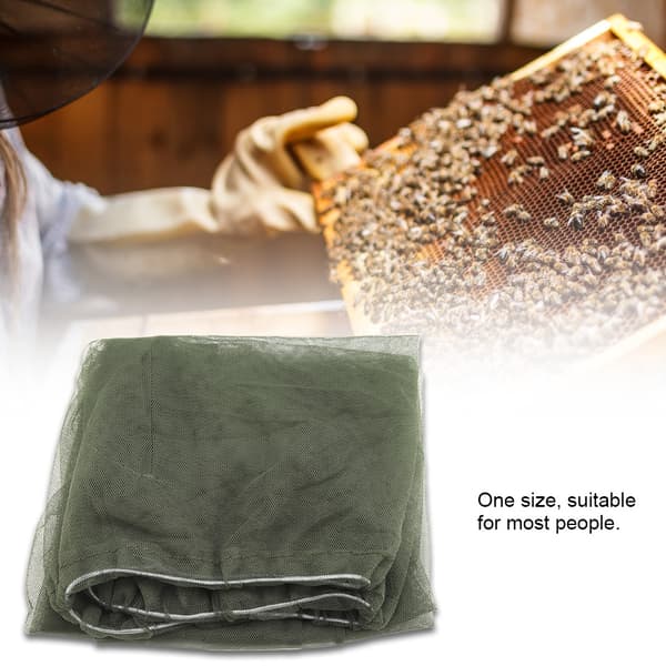Bee Green Mesh Solhatt med Dold Nät för Utomhusskydd