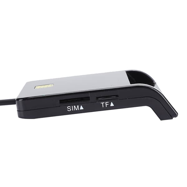 USB 2.0 Ekstern Smartkortlæser til CAC ID SIM M2 MS Bankkort, Win Mac, 1 Læser 1 CD
