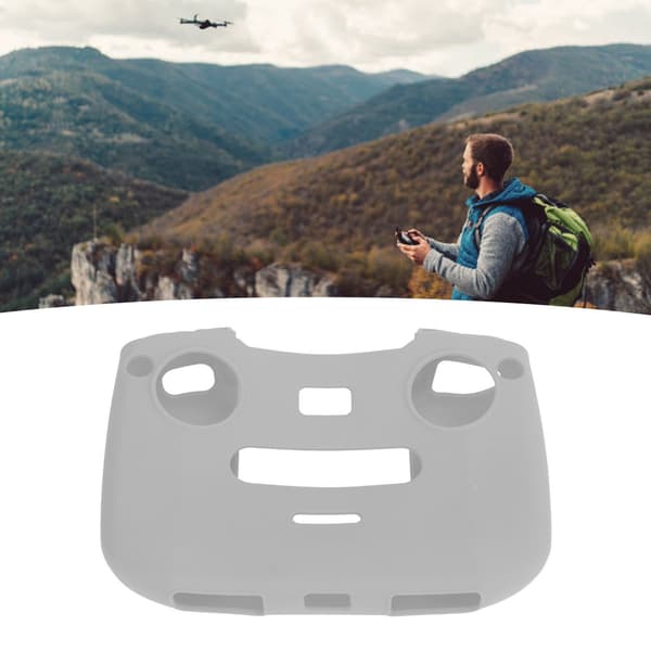 Silikonisuojakuori DJI Mavic 3, Mini 2 SE, Mini 3 Pro -drone-kauko-ohjaimelle, harmaa