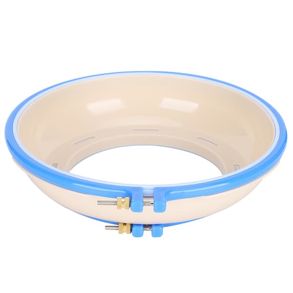 2 st broderiringar cirkel korsstygn ring plastram 1 st broderiringstativ