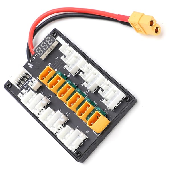 B6 Parallel Opladningskort 1S-3S Silikoneledning JST-adapter til RC LiPo Batteribalanceroplader