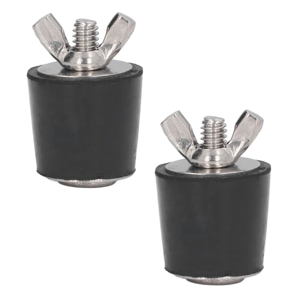 2-pack poolvinterplugg avsmalnande gummiproppar pooltillbehör 25 mm