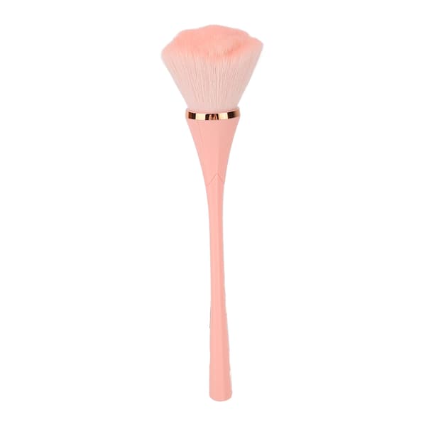 Makeupbørste Bløde, Rige Børster Slanke Hårtoppe Overdimensioneret Fluffy Stærk Puddergrebsevne Børste Pink