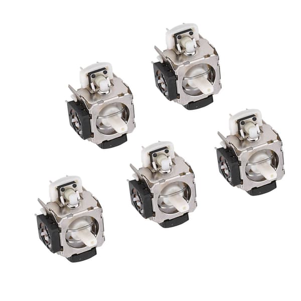 5 sæt ABS analog stick 3D joystick reparationsdele til Xbox 360 trådløs controller 2,6x2,4x2,1 cm