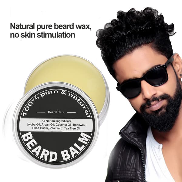 Herrskäggvårdsbalsam Mustaschfuktande Vax Rakvård 60g