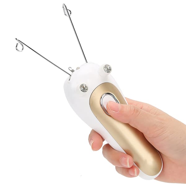 Elektrisk tråd-epilator Fysisk trådfjerner til ansigt, arm, ben, guld