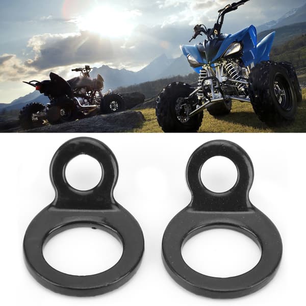 Par trailer surringsringe D-formet rustfrit stål til motorcykel, cykel, kajak, ATV