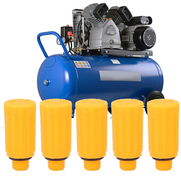 5 st 9 mm orange ventilationslock luftkompressorpump andningsrör ersättning