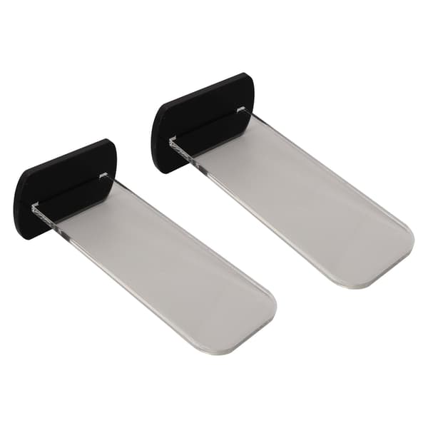 2 par lodrette akryl boksehandske displayholder opbevaring til handsker, sort