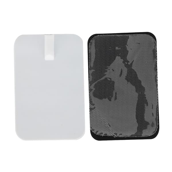 10 stk. silikone kropsmassager erstatningselektrodeplade digital terapi maskine elektrodeplaster 6 x 9 cm