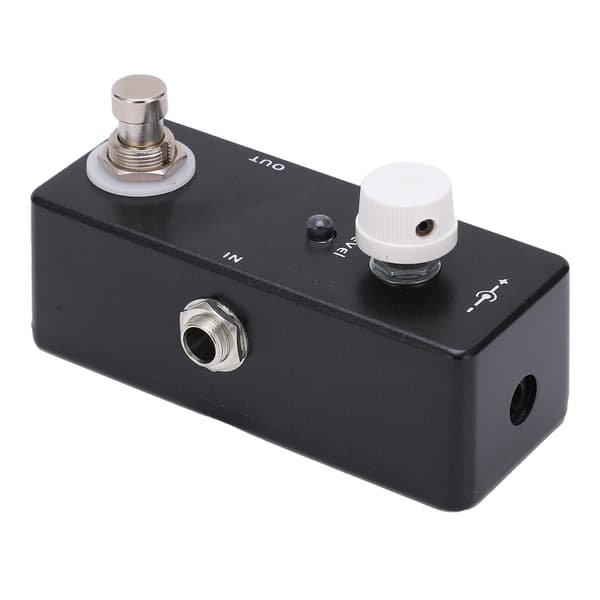 Elgitarr Volymeffektpedal Knoppkontroll Dämpare med True Bypass Stämtillbehör 20mA