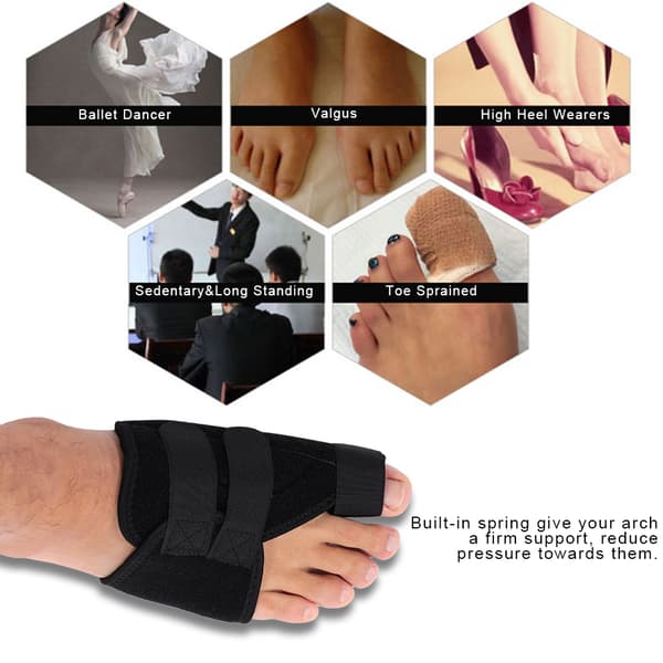 1 st ortopedisk tåbunionrätare skydd Valgus Corrector Tape (höger)