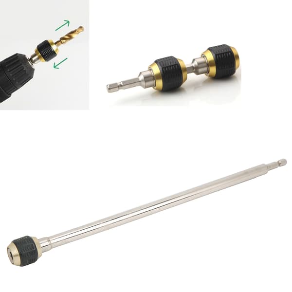 1/4in Hex Quick Change Borepatronadapter 300mm Pop-Up Stikværktøj