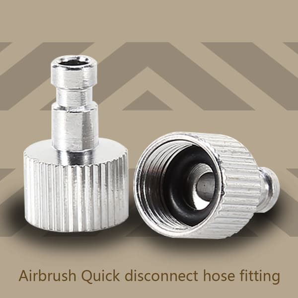 1/8 tums Airbrush Quick Release Pluggar Koppling Luftslangadapter Hög Kvalitet