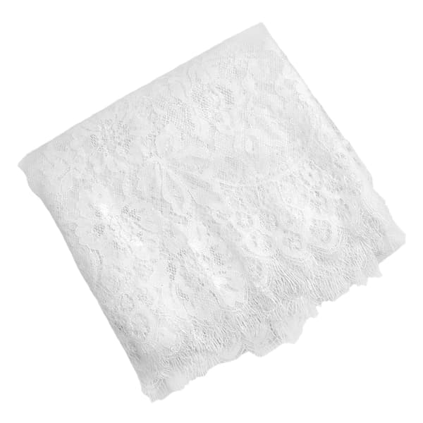 Elegant fransk bröllopsspetsbordslöpare, 36x300cm