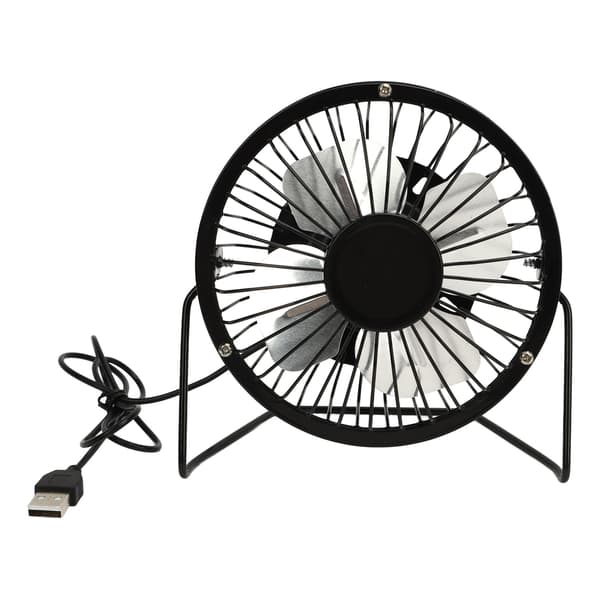 5W USB Solarpanelfan, 360° justerbar udendørs hønsehuseventilation til drivhus hundehus