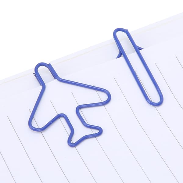 20 STK Multifunktionel Mini Metal Fly Papirclips Bogmærke Clips Fil Notesbogholder