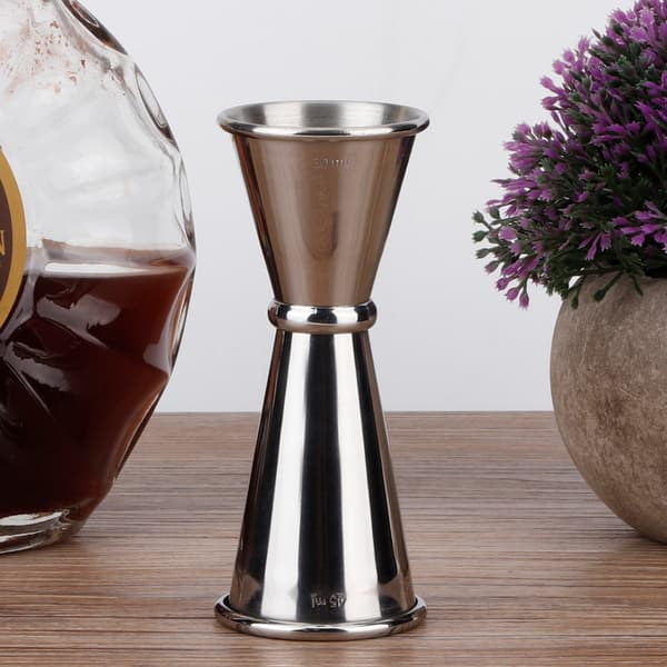 30/45 ml Dobbelt Jigger Cocktail Shaker i Rustfrit Stål Bartender Måleværktøj Bartilbehør
