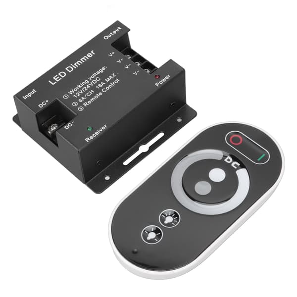 Trådløs RF Touch LED-lysdæmperkontakt til 12V 24V Strip Light