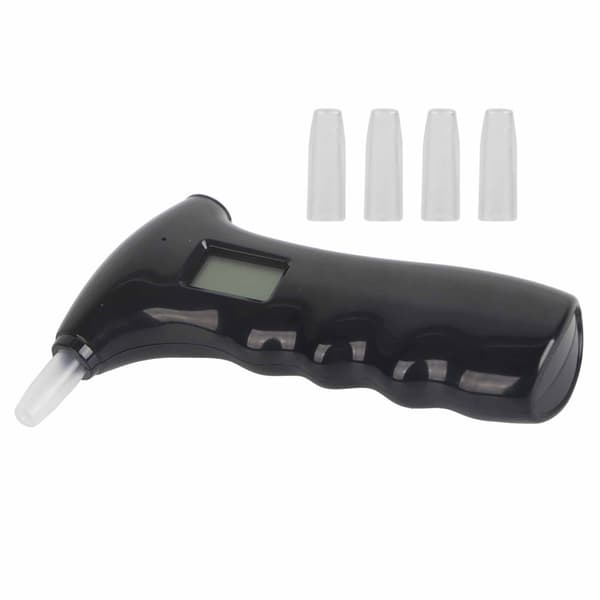 Digital LCD Alkometer Alkoholtester til Politi, Bærbar Professionel Detektor