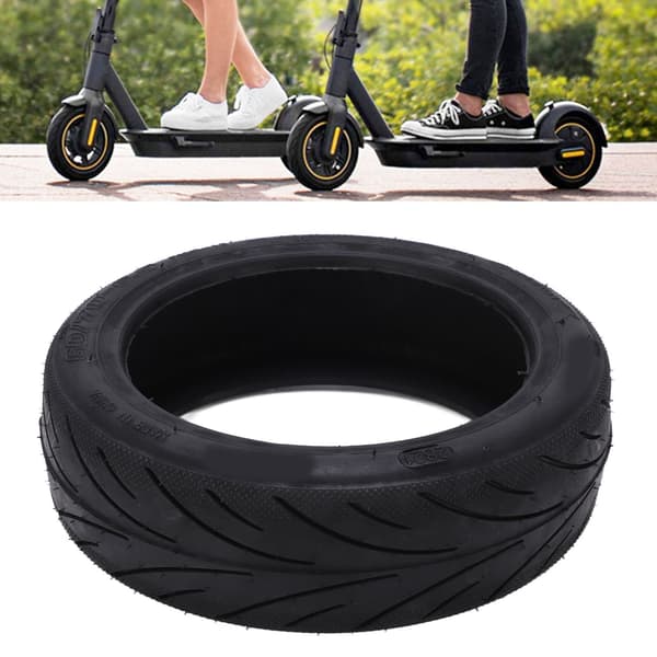 Reservgummidäck 60/70-6.5 för Ninebot MAX G30 E-Scooter, Extern Hjulset, Svart