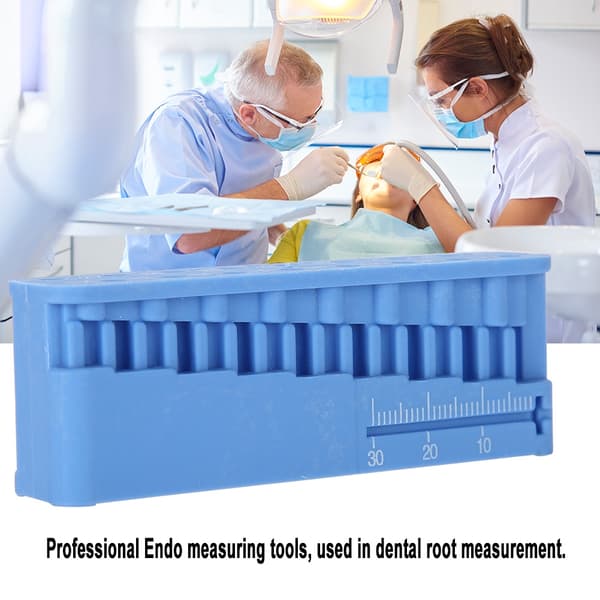 Tandblockfiler Mätverktyg Endodontisk Linjal Testbräda