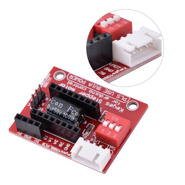 A4988 DRV8825 Stepper Driver Modul Shield til CNC & 3D-printer, 2-pak