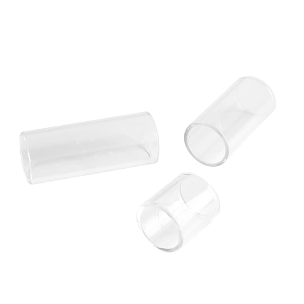3-pack gitarrslide i glas Fingerslider Instrumenttillbehör för framträdande