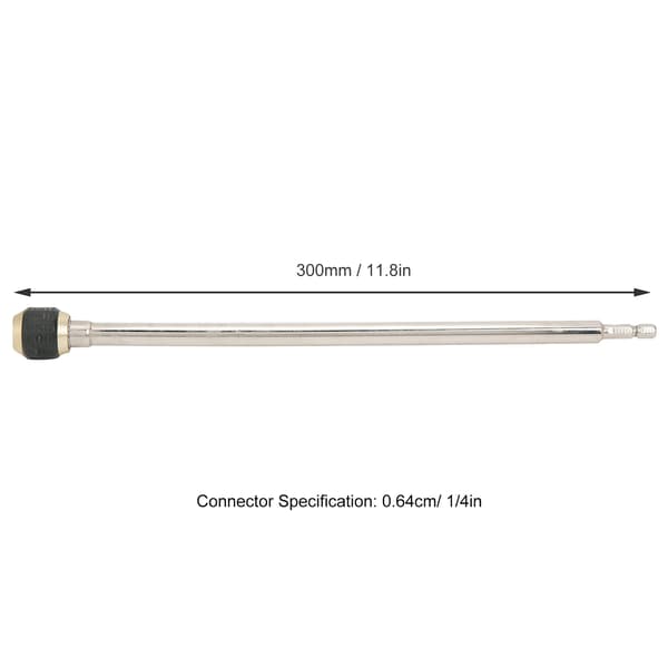 1/4in Hex Quick Change Borepatronadapter 300mm Pop-Up Stikværktøj