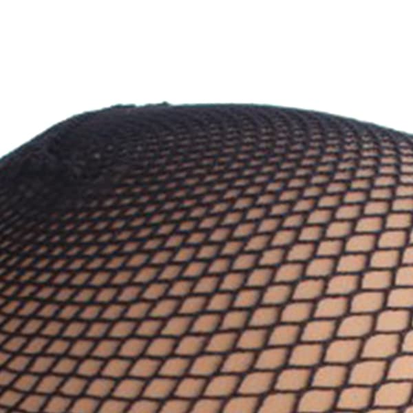 Parykhætter Nylon Strækbar Åndbar Dome Mesh Net Parykhætte Til Cosplay Udklædning Sort