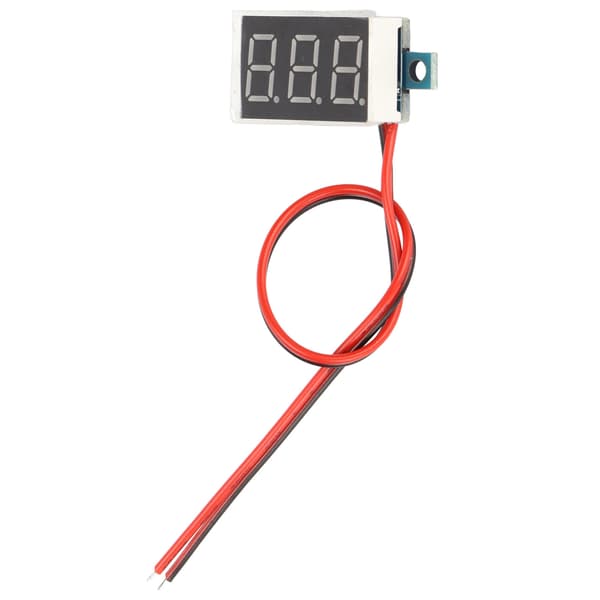 DC 4-40V Grön LED-display Digital Voltmeter Hög Noggrannhet Spänningstestare Infälld Montering DIY