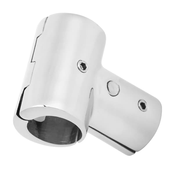 Rustfrit Stål 3-vejs T-stykke Union Forbindelse til Marine Rør, 22mm/0.9in Modhage Slangeadapter, Båd VVS Del